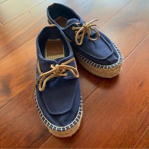 Tory Burch Platform Boat Shoes